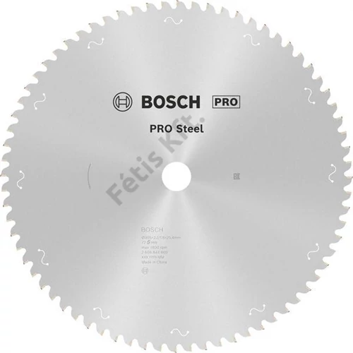 Bosch PRO Steel körfűrészlap, vezetékes, 305 x 2,2 x 25,4 mm, T72
