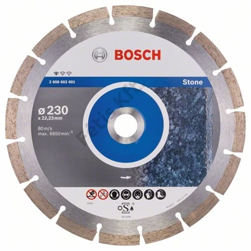 Bosch vágókorong, gyémánt 230x2.3x22.23 mm kő