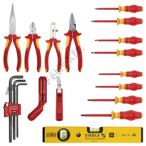 Knipex Robust23 Start szerszámkoffer 24 villanyszerelő szerszámmal (Elektro)