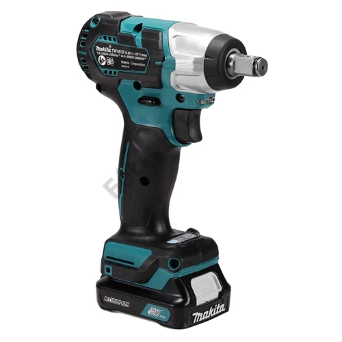 Makita TW161DWAJ 12V max CXT Li-ion BL 165Nm ütvecsavarbehajtó 1/2 2x2.0Ah