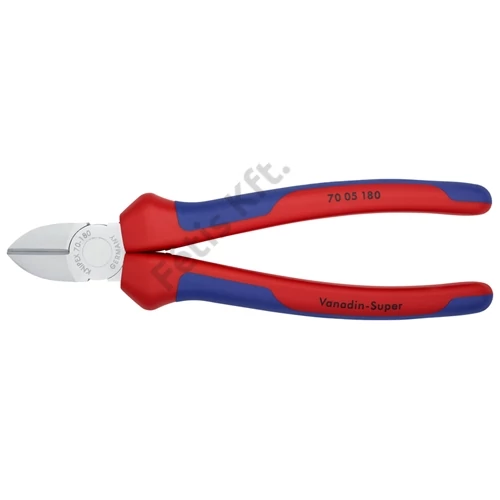 Knipex oldalcsípő fogó krómozott 180 mm (bliszter)