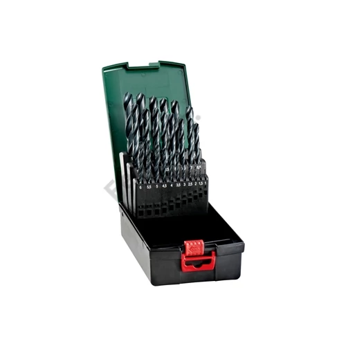 Metabo HSS-R fúró készlet, 25 részes