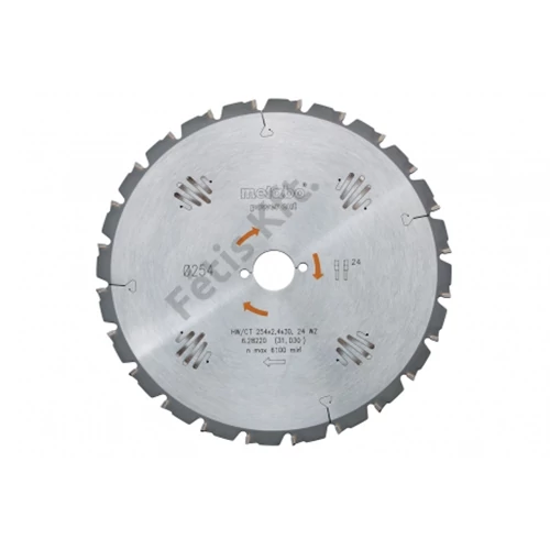 Metabo körfűrészlap HW/CT 254x30, 24 WZ 5°neg