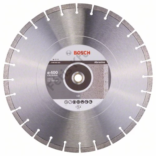 Bosch vágókorong, gyémánt 400x3.2x20/25.4 mm abrazív