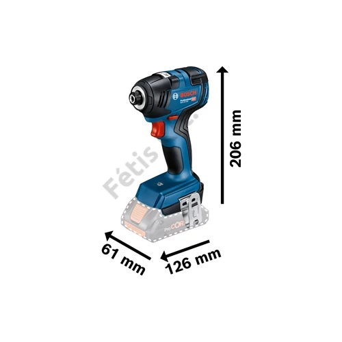 Bosch GDR 18V-200 akkus ütvecsavarozó (akku és töltő nélkül, kartondobozban)