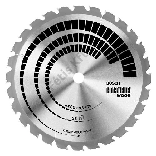 Bosch körfűrészlap 300x30/20 Construct Wood