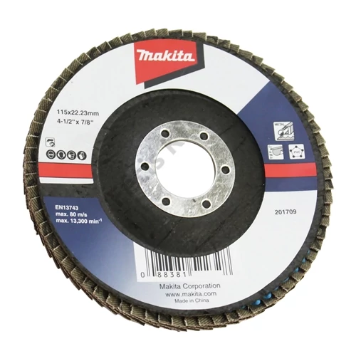 Makita lamellás csiszoló acél 115mm K120 standard