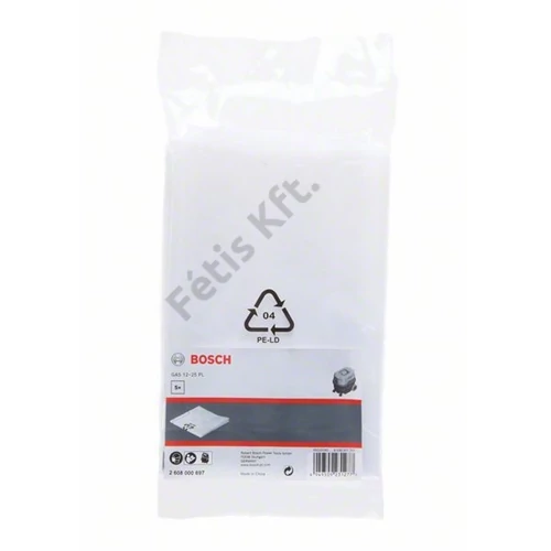 Bosch nylon porzsák 20l 5 db (GAS 12-25PL)