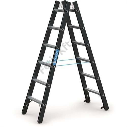 Zarges Megastep B nagy teherbírású állólétra 2x6 1.78m (Z600)
