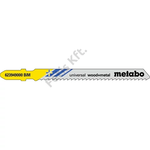 Metabo szúrófűrészlap T 111 HF universal wood + metal 90/ 2.5 mm 5 db
