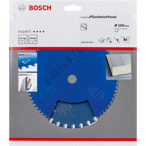 Bosch körfűrészlap 160x20/30 Expert for sandwich panel