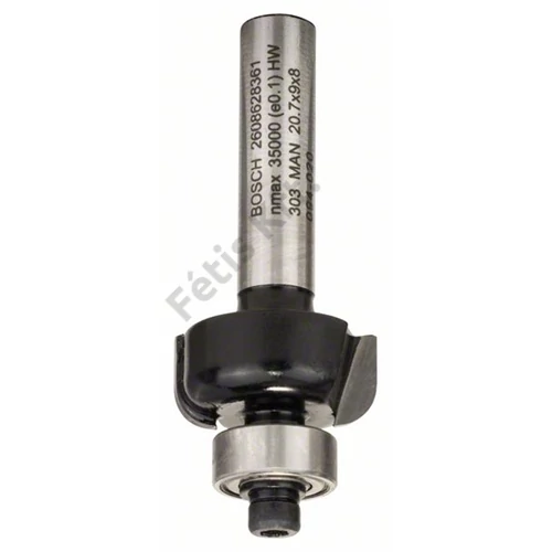 Bosch keményfém homorulatmaró vezető golyóscsapággyal (2 vágóél) 20.7x9 53 mm d:8 mm