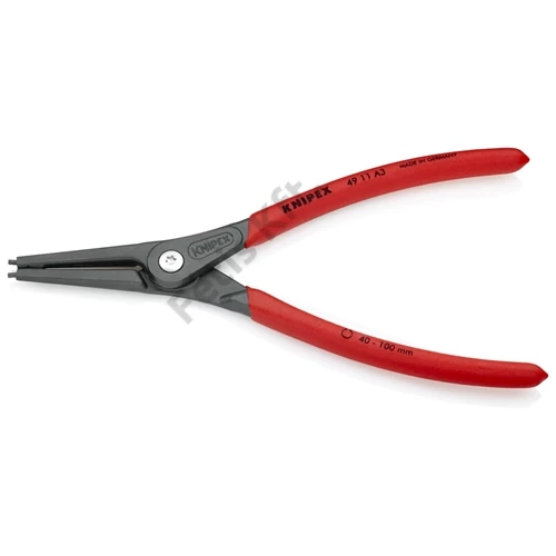 Knipex Precíziós seeger-fogó külső szürkére foszfátozott 225 mm