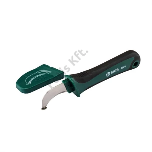 SATA huzalcsupaszító kés ívelt pengével