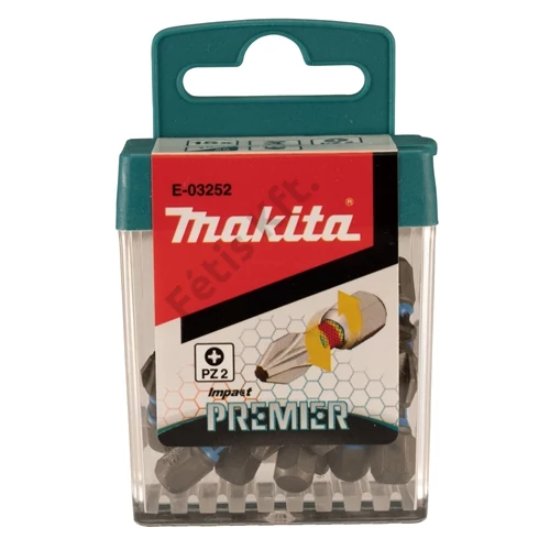 Makita impact PREMIER torziós csavarbehajtó bit PZ2 25mm 15db