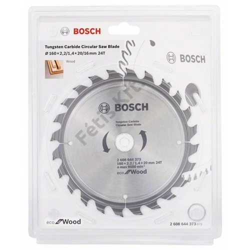 Bosch körfűrészlap 160x20/24 ECO for Wood