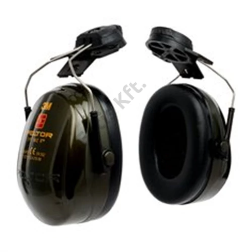 3M H520P3E PELTOR Optime II fültokok, 30 dB, zöld, sisakra szerelhető