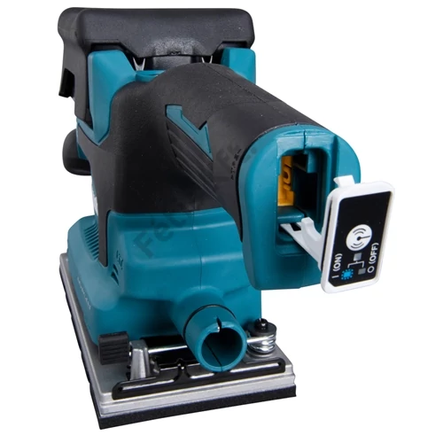 Makita DBO381ZU 18V LXT Li-ion BL AWS 93x185mm rezgőcsiszoló (akku és töltő nélkül) + adapter