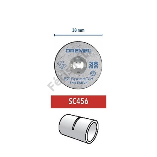 Dremel EZ SpeedClic: Fémvágó korongok, 5-ös csomag. (SC456)