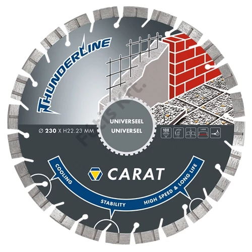Carat gyémánt vágókorong 400x25.4mm univerzális Thunderline