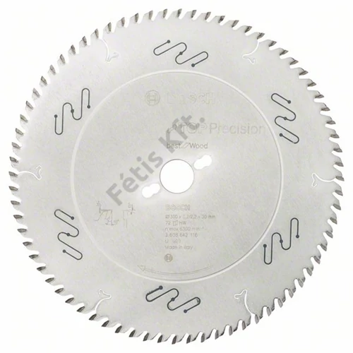 Bosch körfűrészlap 300x30/72 Top Precision Best for Wood