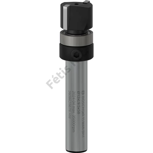Bosch PRO felső csapágyas színelő alakmaróbetét,  12,7 x L 9,5, szár 8 mm