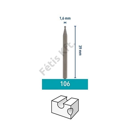 Dremel Gravírozószár 1.6 mm (106)