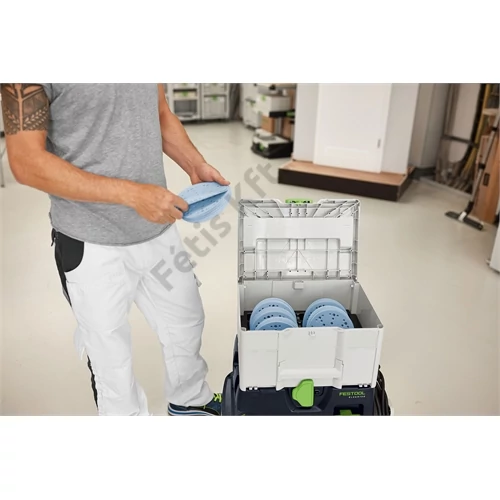 Festool csiszolópapír készlet Systainer-ben SYS-STF D150 GR-Set Granat P60-220 120 részes