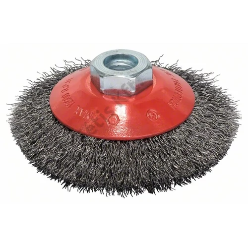 Bosch kúpkefe hullámosított dróttal M14 100 mm, 0.3 mmacél