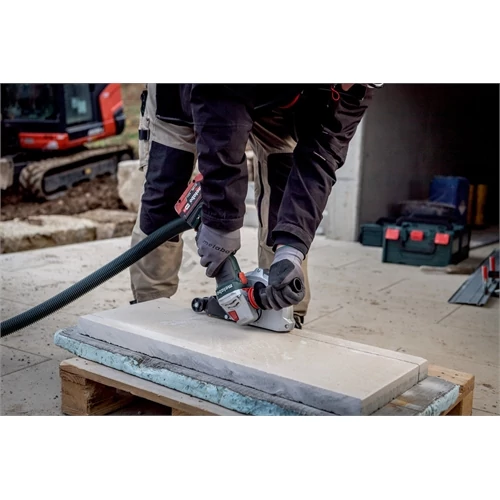 Metabo WVB 18 LT BL 11-125 Quick akkus sarokcsiszoló 2x5.5Ah LiHD, ASC 145, metaBOX