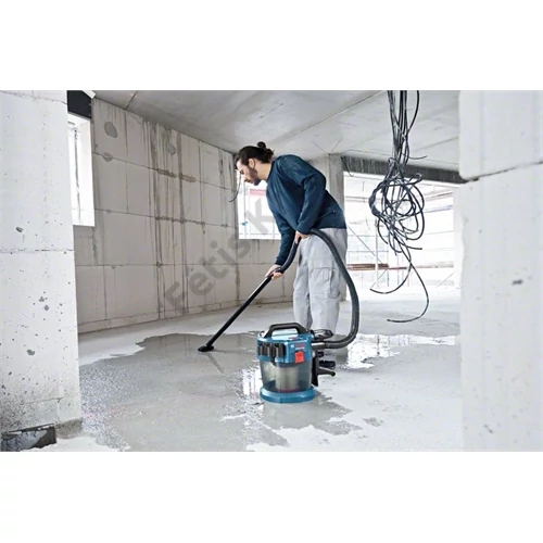 Bosch GAS 18V-10 L akkus porszívó görgőkkel (akku és töltő nélkül)