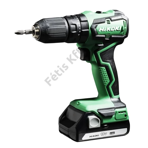 Hikoki DV18DDWRZ (DV18DD-WRZ) akkus ütvefúró-csavarozó 2 db 2 Ah akkuval és töltővel