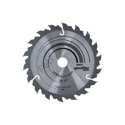 Bosch körfűrészlap 160x20/18 Speedline Wood