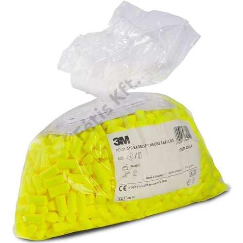 3M PD-01-010 EARsoft neonsárga füldugó utántöltő csomag 2000 pár/krt