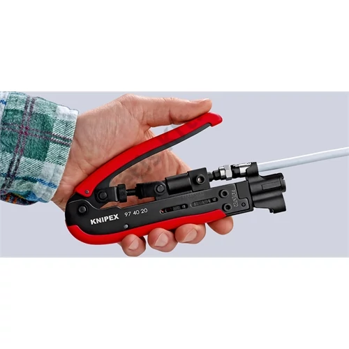 Knipex krimpelő fogó koaxhoz 175mm
