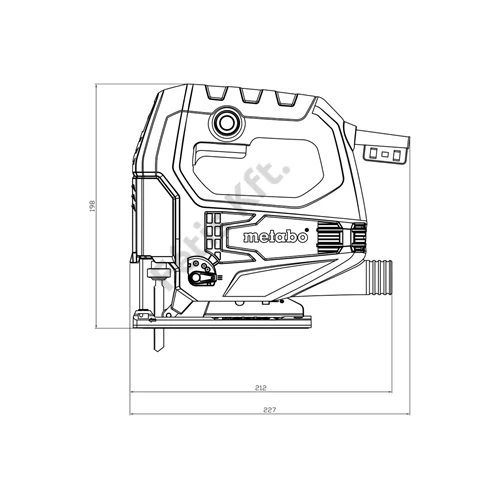 Metabo STEB 65 Quick szúrófűrész kartonban 450W