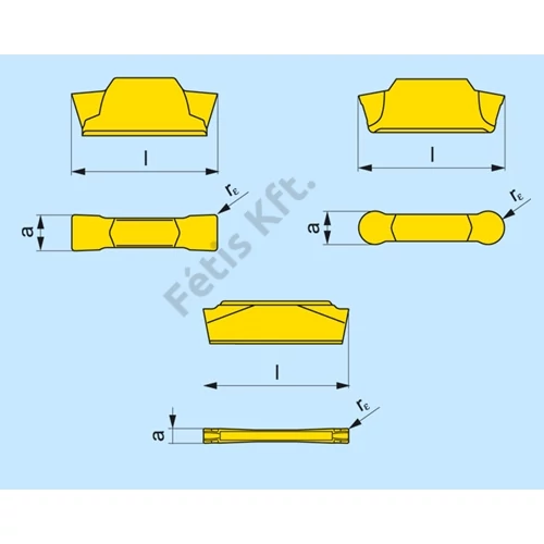 Pramet beszúrólapka LCMF 031304-F .T8330