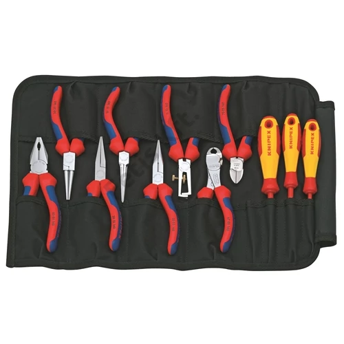 Knipex felgöngyölhető szerszámtáska 11 részes