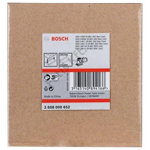 Bosch lyukasztóeszköz 120x112 mm, 6 lyuk