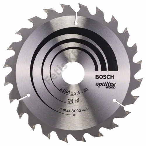 Bosch körfűrészlap 184x30/24 Optiline Wood