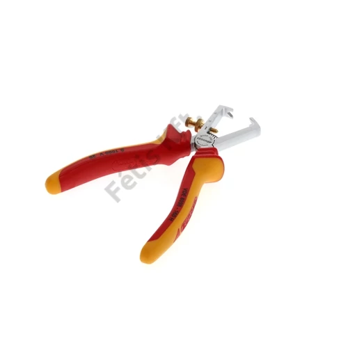 Gedore VDE csupaszító fogó köpenyes szigeteléssel 160 mm 0.8-6 mm2 (VDE 8098-160 H)