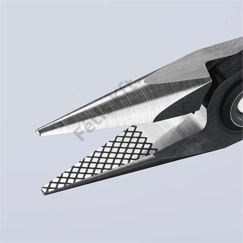 Knipex precíziós-elektronikai műszerész fogó többkomponensű nyél, barnított 130 mm