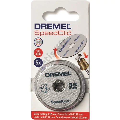 Dremel EZ SpeedClic: Fémvágó korongok, 12-es csomag. (SC456B)