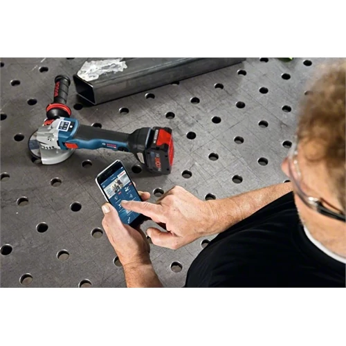 Bosch GWS 18V-10 SC akkus sarokcsiszoló 150 mm (akku és töltő nélkül) L-Boxx-ban