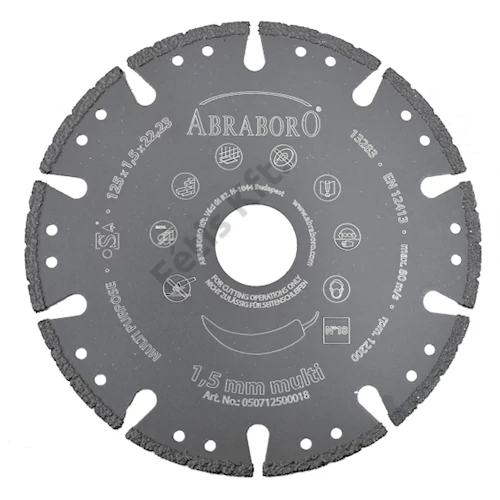 Abraboro gyémánttárcsa MULTI 230x1.9x22.23 (NO.18)