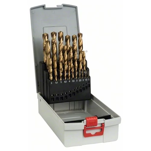Bosch HSS-TiN Pro Box csigafúró készlet, 25 részes