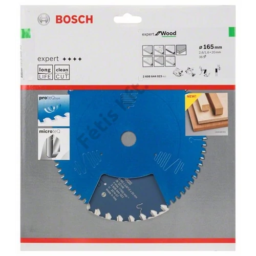Bosch körfűrészlap 165x20/36 Expert for Wood