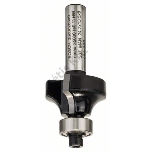 Bosch keményfém lekerekítő maró (2 vágóél) 6 x13.2 53 mm d:8 mm