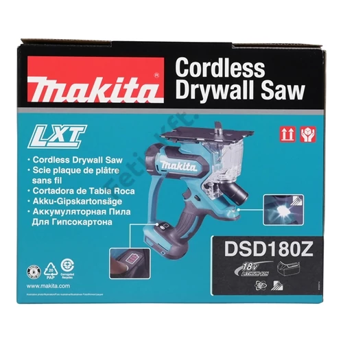 Makita DSD180Z 18V LXT Li-ion gipszkarton vágó Z (alapgép - akku és töltő nélkül)