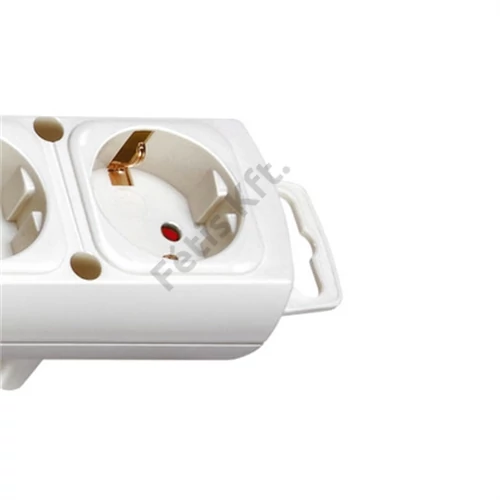 Brennenstuhl Comfort-Line elosztósor 6 dugaszhelyes fehér 2m H05VV-F 3G1